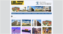 Desktop Screenshot of lmbygg.se